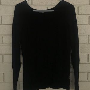 Express black detailed sweater